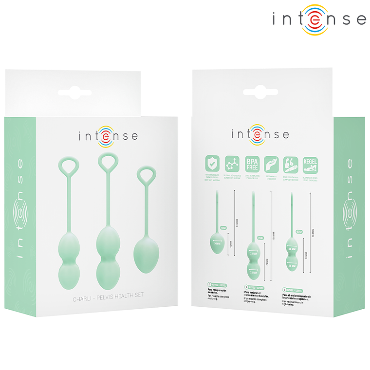 Charli Kegel Ball Kit | 3 Progressive Levels in Medical Grade Silicone 7