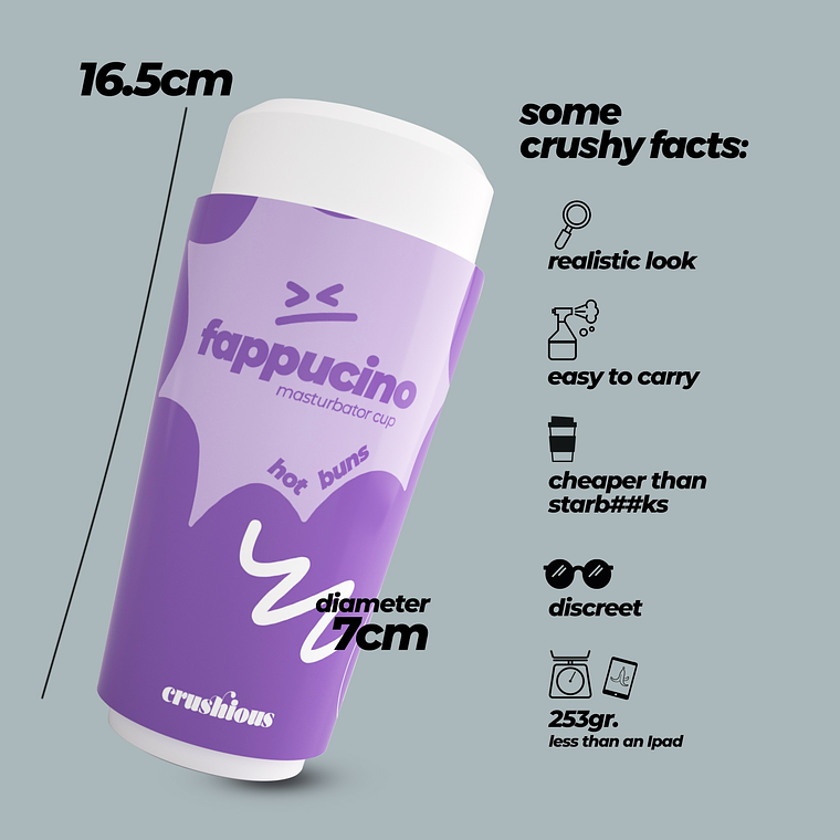 Fappucino Hot Buns | Masturbador Anal Portátil em Forma de Café 2