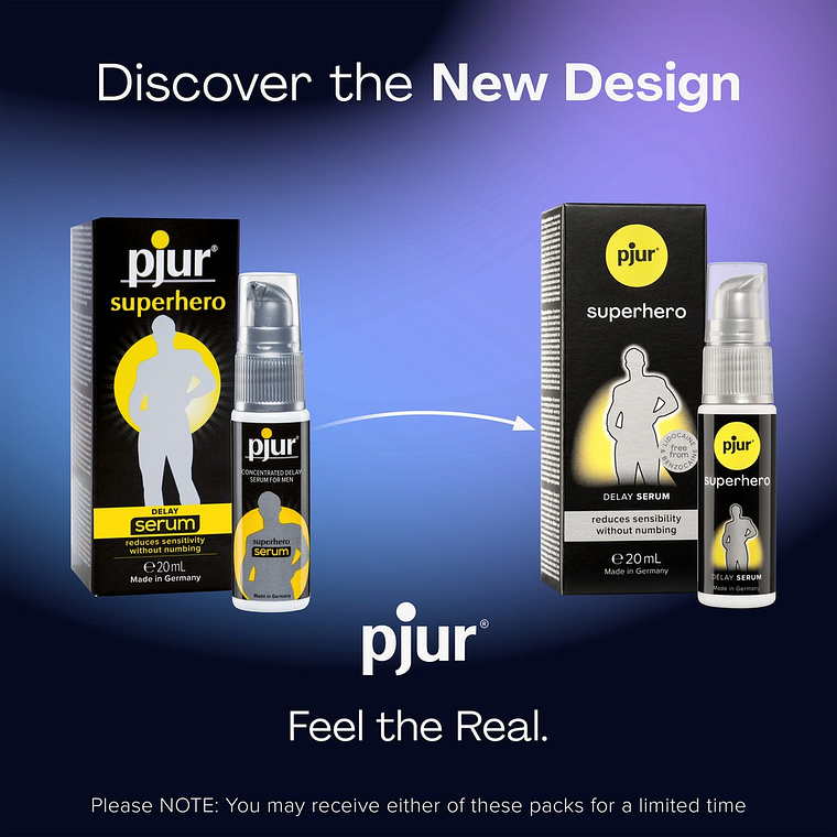 Sérum Retardante SuperHero 20ml | PJUR | Controle de Ejaculação 2