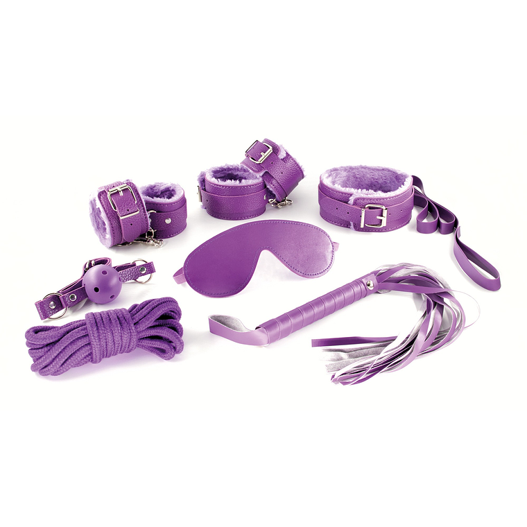 Pack 18 Kits BDSM Dungeons & Maidens | Kit Iniciante Roxo | Crushious 2