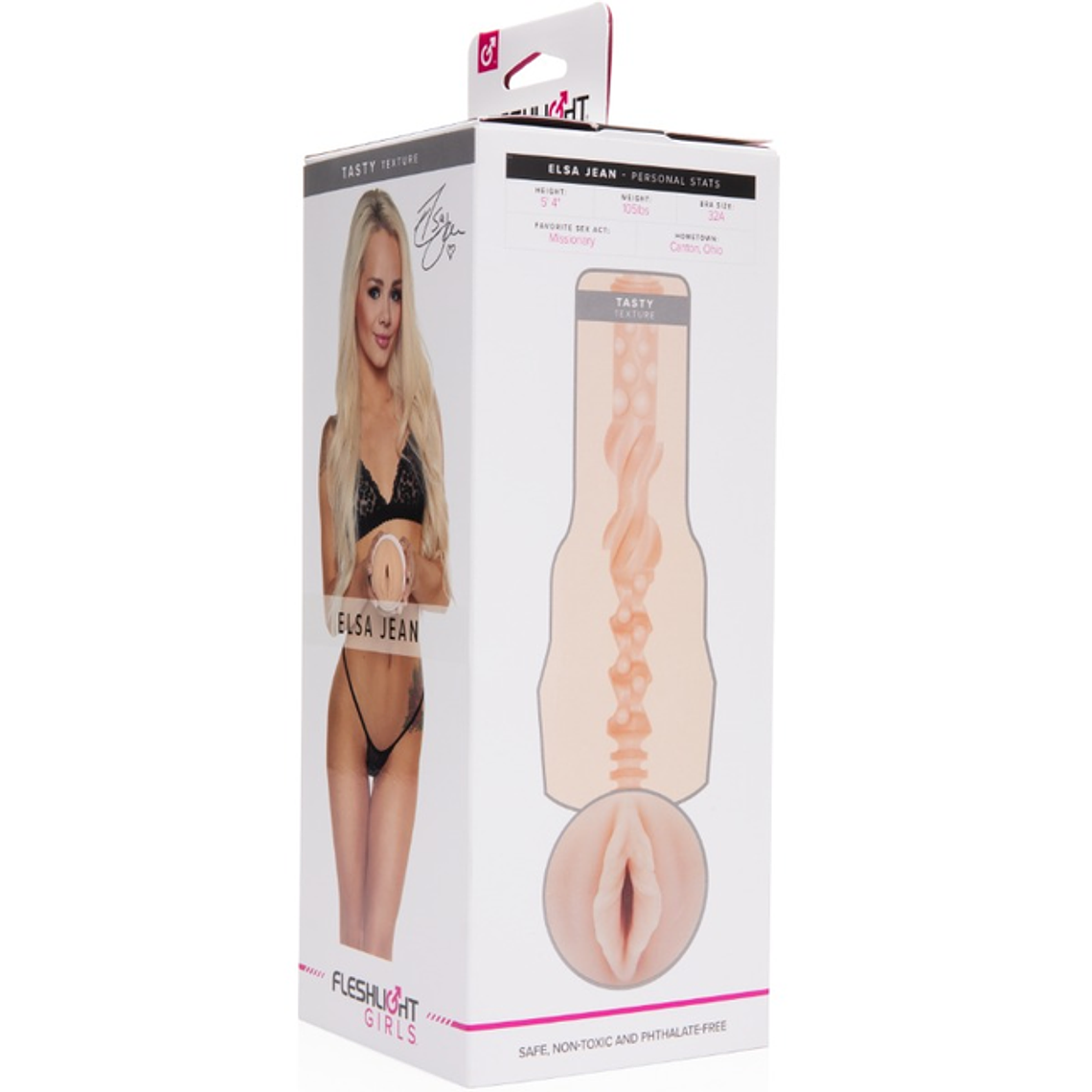 Fleshlight Elsa Jean Tasty | Textura Acolhedora | Moldada da Estrela 4