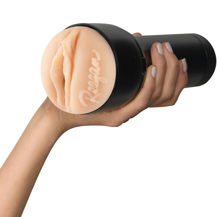 Masturbador FeelReagan | Moldado da Estrela Reagan Foxx | Compatível com Keon 2