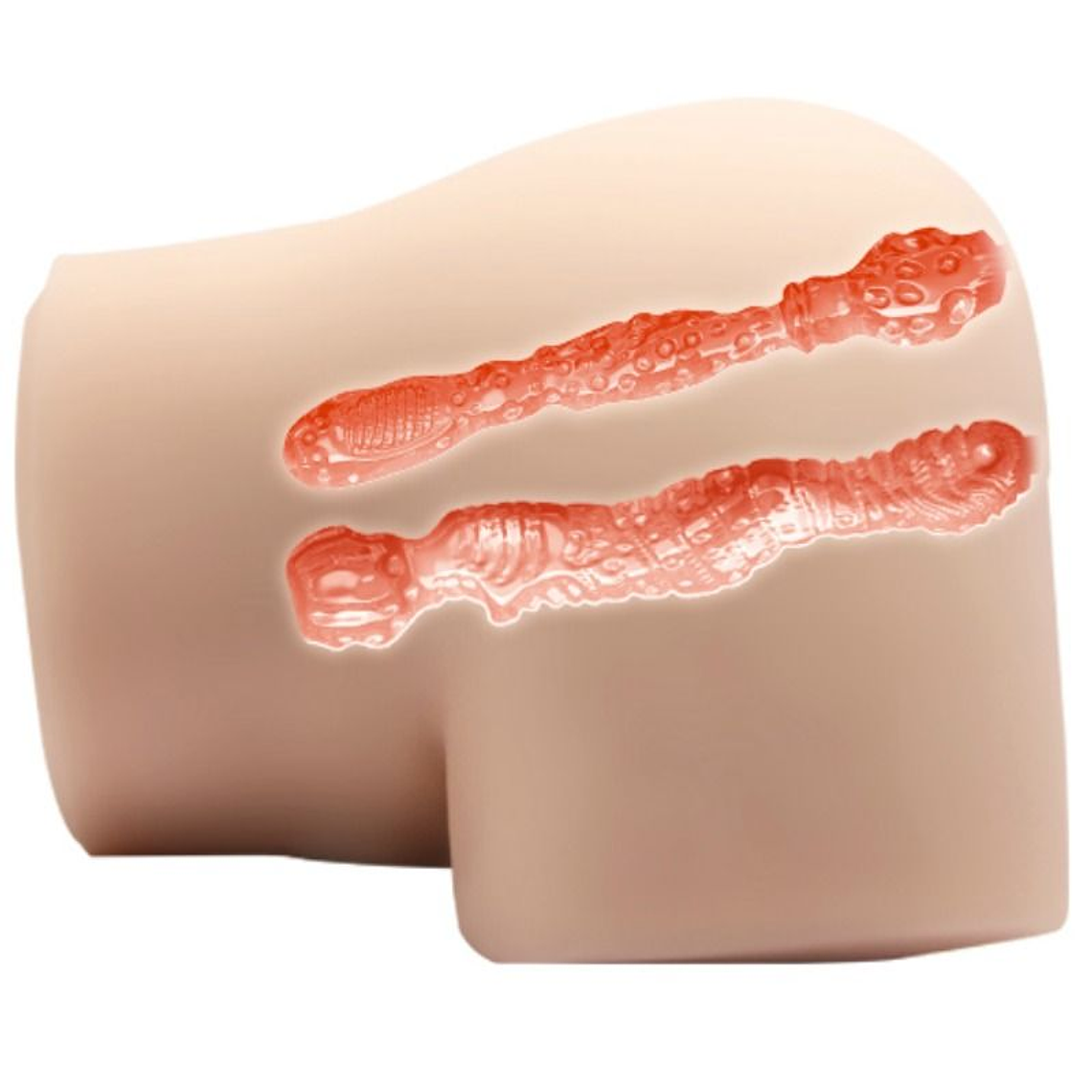 Masturbador realista Crazy Bull | Doble estimulación con vibración 5