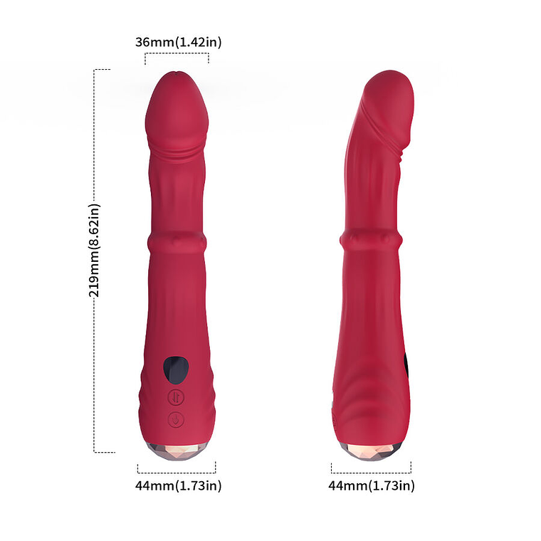 Vibrador Termoajustável ARMONY | Aquecimento 42°C + 9 Modos | Click do Prazer 9