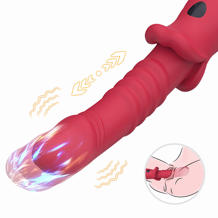 Dildo Vibratório ARMONY | Thrusting + 9 Vibrações | Click do Prazer 2