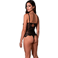 Body ZOVEL | Renda e Malha Transparente com Aro | S/M - L/XL - Miniatura 3