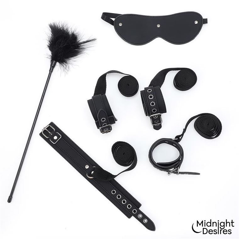  Kit Bondage Midnight Desires: Descubra o Prazer da Submissão e do Controle 4