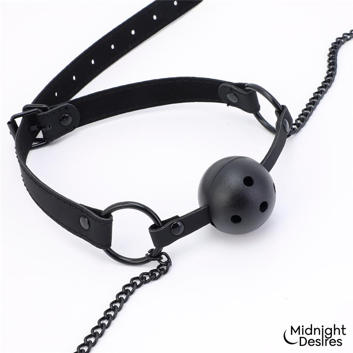 Kit BDSM com Amordaçador e Compressores de Mamilos - Midnight Desires 4