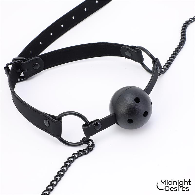 Kit BDSM com Amordaçador e Compressores de Mamilos - Midnight Desires 4