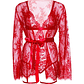 Body and Robe Set LEG AVENUE 86123 | Sensuality in Red - thumbnail 7