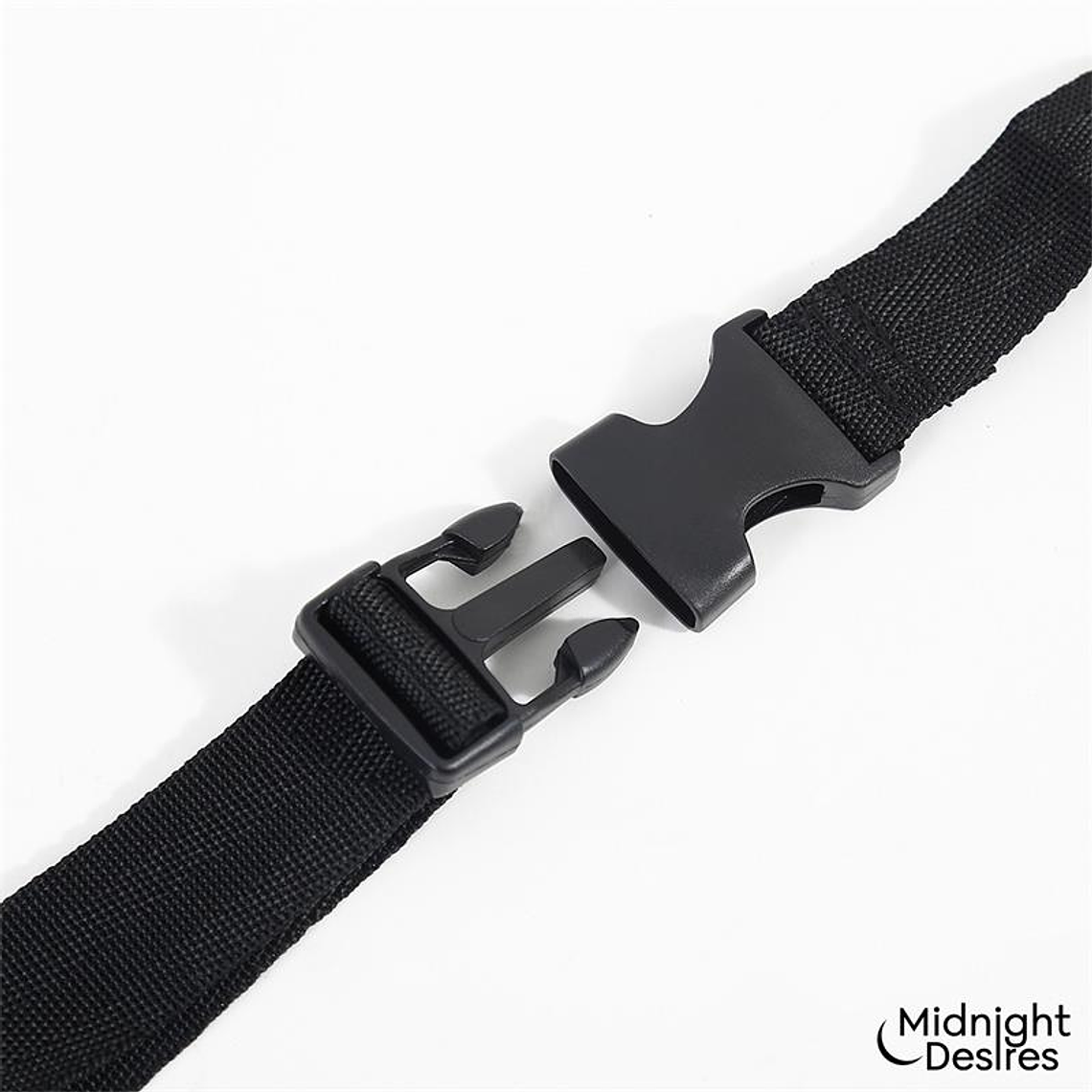 Midnight Desires Bed Restraint Kit | Adjustable Vegan Leather Restraints 9