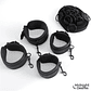 Midnight Desires Bed Restraint Kit | Adjustable Vegan Leather Restraints - thumbnail 3