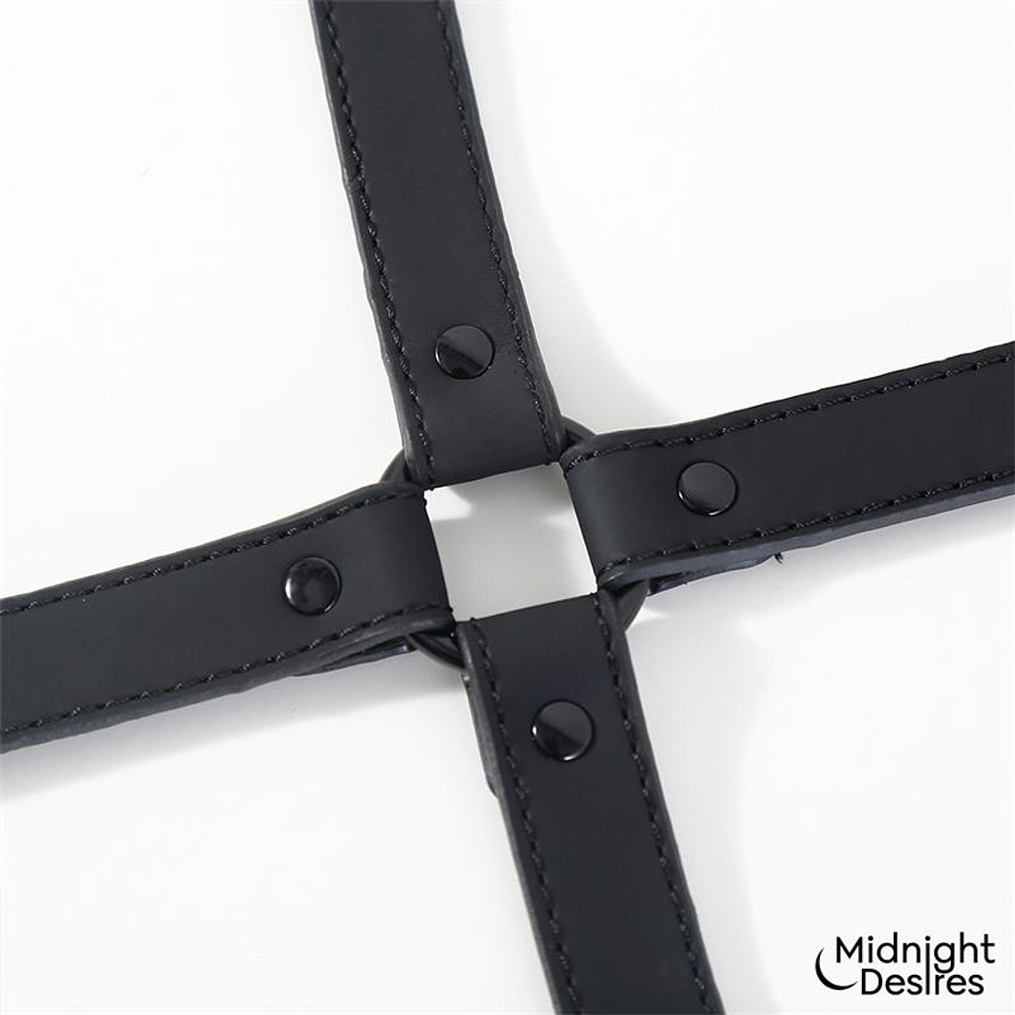 Midnight Desires Cross Spreading Restraints | BDSM Kit for Wrists and Ankles 6
