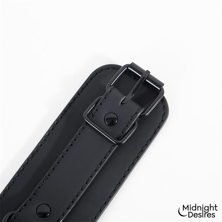 Midnight Desires Cross Spreading Restraints | BDSM Kit for Wrists and Ankles 7