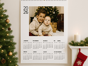 Calendário de Parede Personalizado - 2026