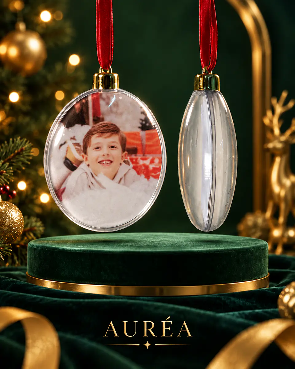 Bola de Natal Acrílico - 10 Cm 1