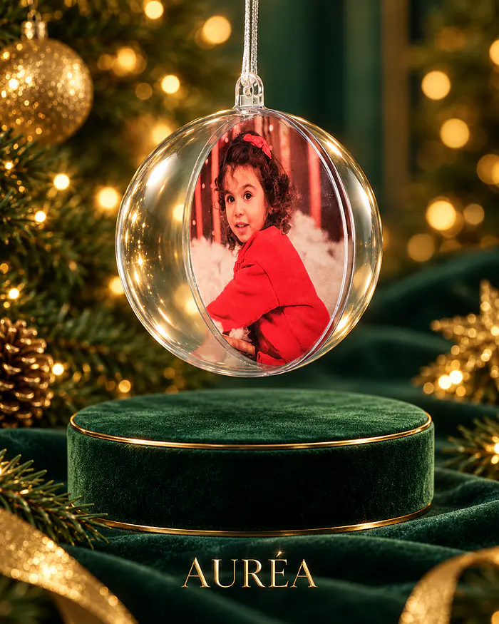 Bola de Natal Acrílico - 8 Cm