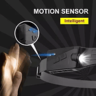 Linterna Cintillo Con Sensor Para Uso Frontal Cabeza  3