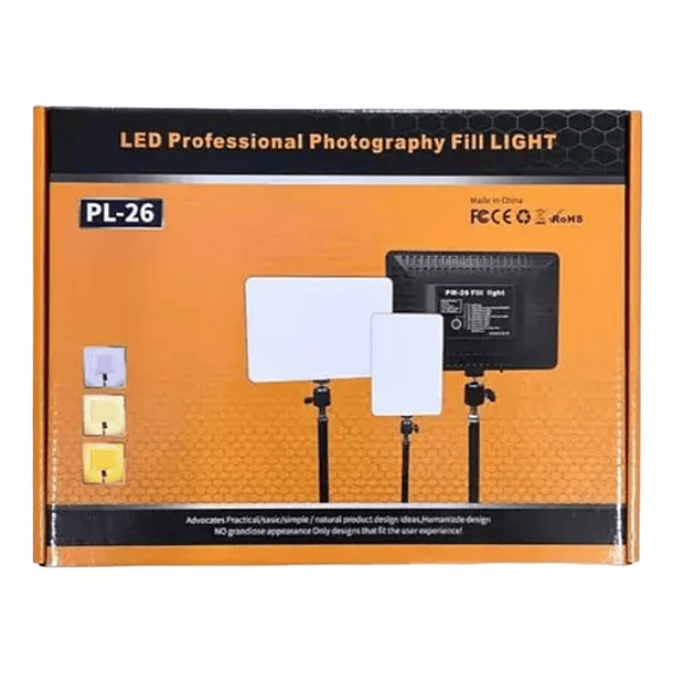Panel Estudio Luz De Relleno Pl-26 Panel Video Fotografía 3