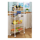 Carrito Verdulero Frutero 4 niveles Con Ruedas SKU: CF  1