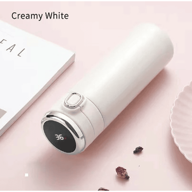 Vaso Termo Botella Inteligente Indicador De Temperatura 4