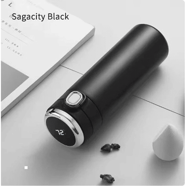 Vaso Termo Botella Inteligente Indicador De Temperatura 5