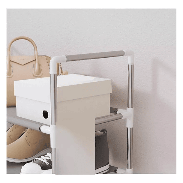 Zapatero Organizador 9 Niveles De Metal Y Plastico 4