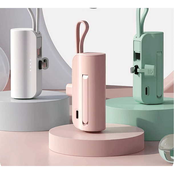 Cargador De Batería Externa Power Bank Docking Tipo C  2