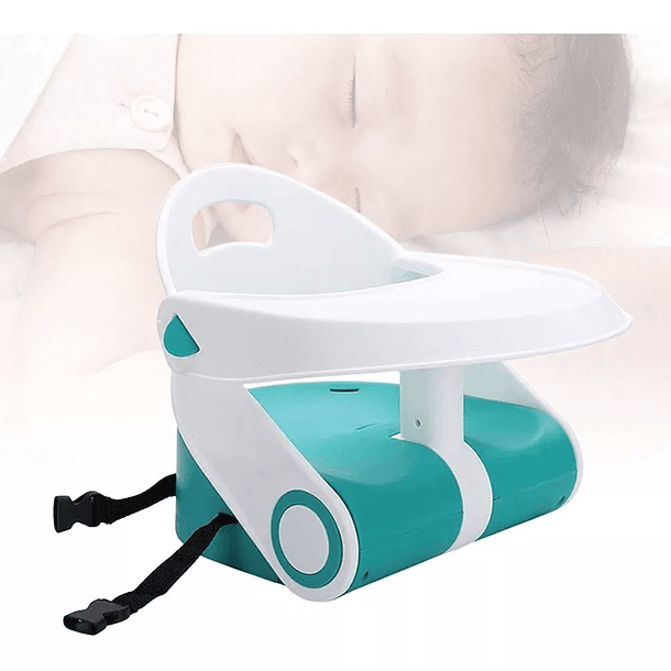 Silla De Alimentacion Con Elevador Plegable Para Niños Y Bebes CN  1