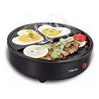 Sartén Eléctrico Mini Plancha 3 En 1 Antiadherente 2