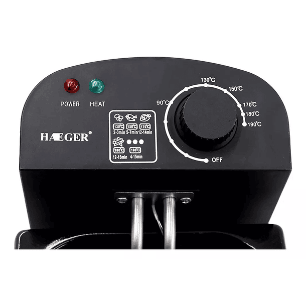 Freidora Eléctrica Haeger De 3.0Litros  3