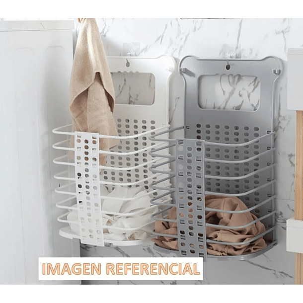 Pack De 2 Cestas Para La Ropa Sucia Plegable  3