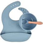 Set De Alimentación De Silicona Con Ventosa Para Bebés CH  2