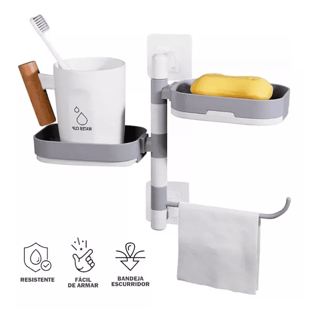 Organizador Giratorio Repisa De Baño 4