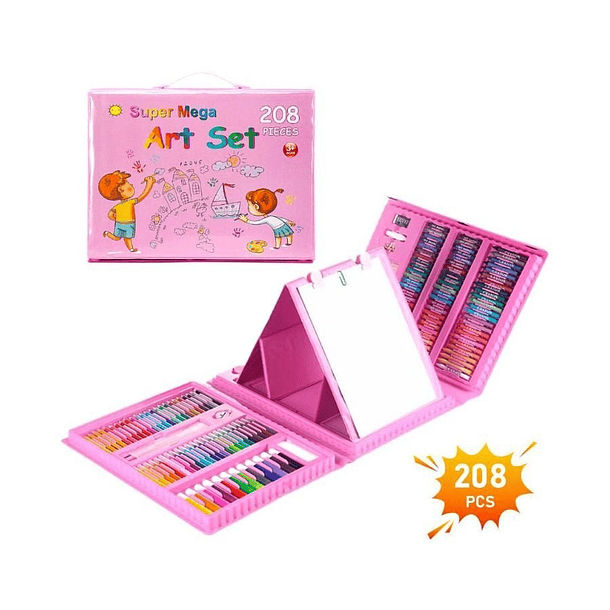 Set De Arte Y Dibujo Para Niños 208 Piezas 1
