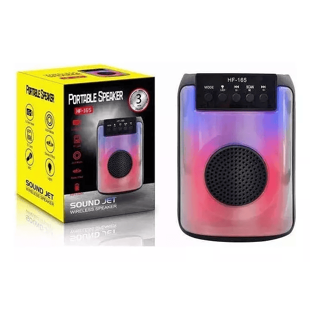 Parlante Portatil Inalambrico Con Bluetooth 1