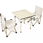 Juego De Mesa Y Sillas Plegable Para Camping  1