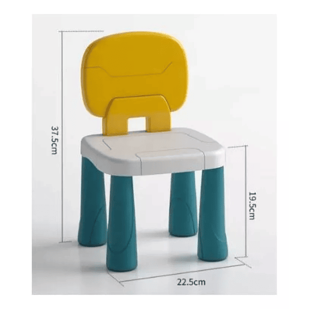 Juego De Bloques Para Niños Con Mesa Y Silla 4