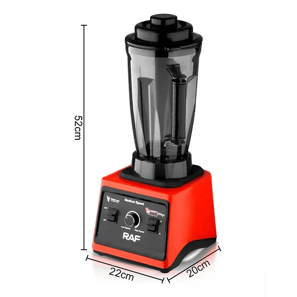 Juguera Licuadora Electrica Raf Blender De 3litros 2