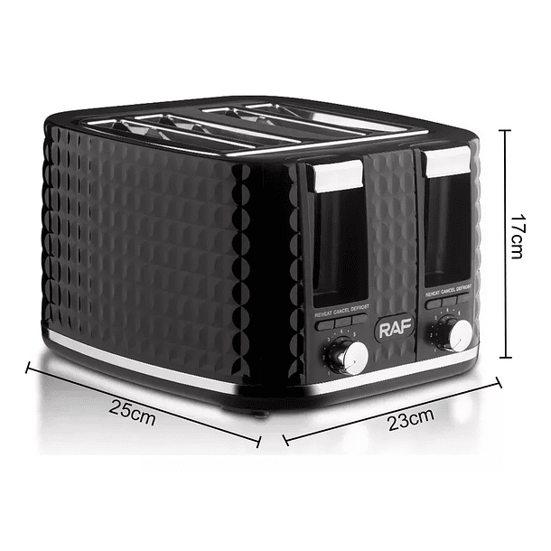 Tostador Para Pan De 1500w 3