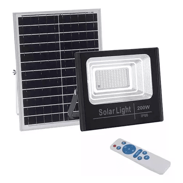 Lampara Solar Led Con Panel Solar De 40w 100w Irm 1