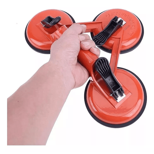 Ventosa Para Vidrio De 3 Chupones 4