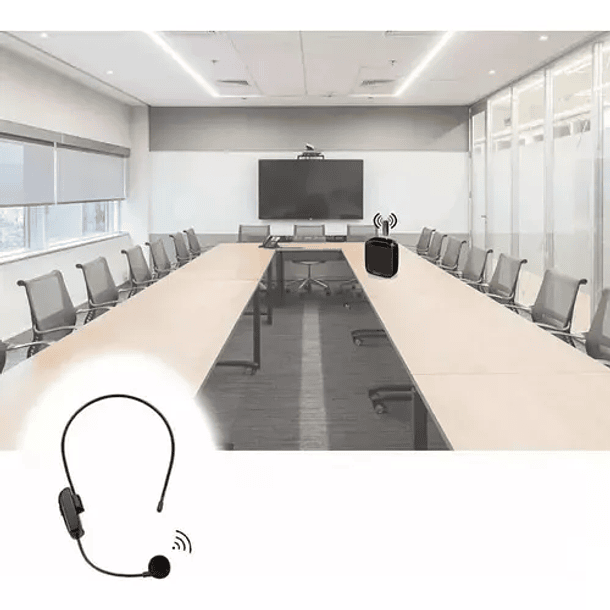 Microfono Inhalambrico De Cintillo Con Bluetooth 5.0 SKU: SK 3