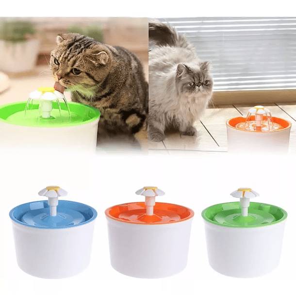 Bebedero Fuente De Agua Para Mascotas Gatos Y Perros  1