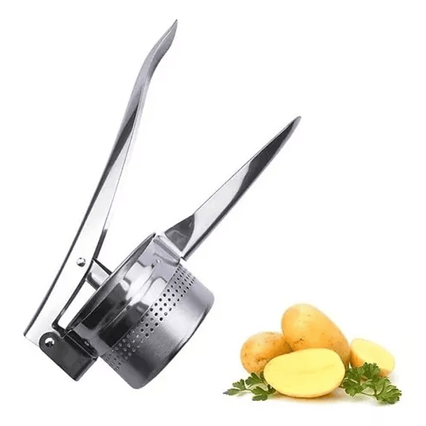 Prensador Aplastador Para Papas Frutas Y Verduras De Acero Inoxidable 1