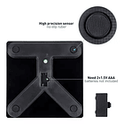 Balanza Para Baño De 180kg Inteligente Con Bluetooth Y App Smart 2