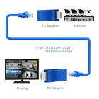 Adaptador Extensor Hdmi 30metros Sobre Cat 5e/6 Utp Red Rj45 4