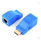 Adaptador Extensor Hdmi 30metros Sobre Cat 5e/6 Utp Red Rj45 6