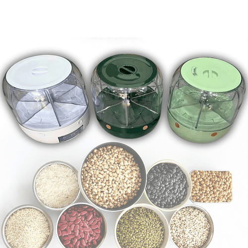 Dispensador Giratorio Para Granos  Contenedor de Alimentos 