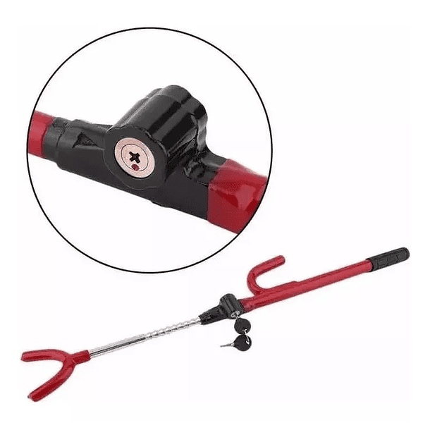 Traba Volante Anti Robo Reforzado Para Auto 4